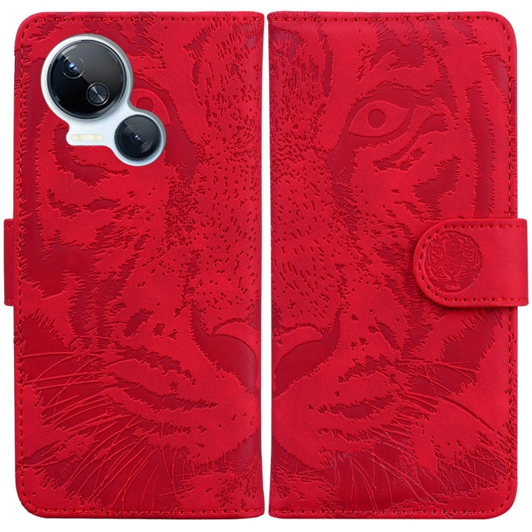 Custodia per cellulare in pelle con motivo a tigre in rilievo, For Tecno Camon 20 Pro 5G, For Tecno Pova 5, For Tecno Spark 10 5G, For Tecno Spark 10 Pro