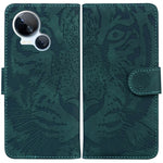 Custodia per cellulare in pelle con motivo a tigre in rilievo, For Tecno Camon 20 Pro 5G, For Tecno Pova 5, For Tecno Spark 10 5G, For Tecno Spark 10 Pro