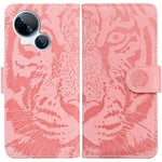 Custodia per cellulare in pelle con motivo a tigre in rilievo, For Tecno Camon 20 Pro 5G, For Tecno Pova 5, For Tecno Spark 10 5G, For Tecno Spark 10 Pro