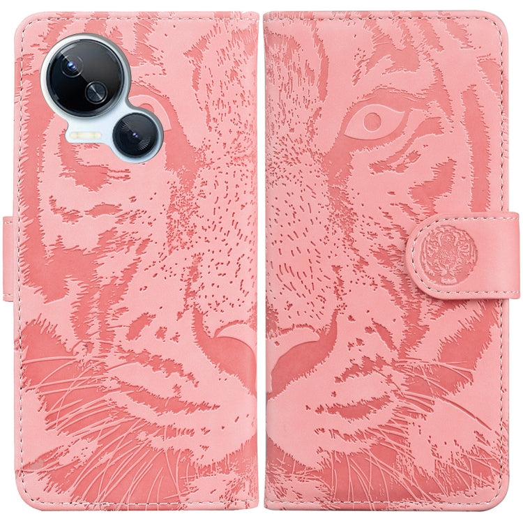 Custodia per cellulare in pelle con motivo a tigre in rilievo, For Tecno Camon 20 Pro 5G, For Tecno Pova 5, For Tecno Spark 10 5G, For Tecno Spark 10 Pro