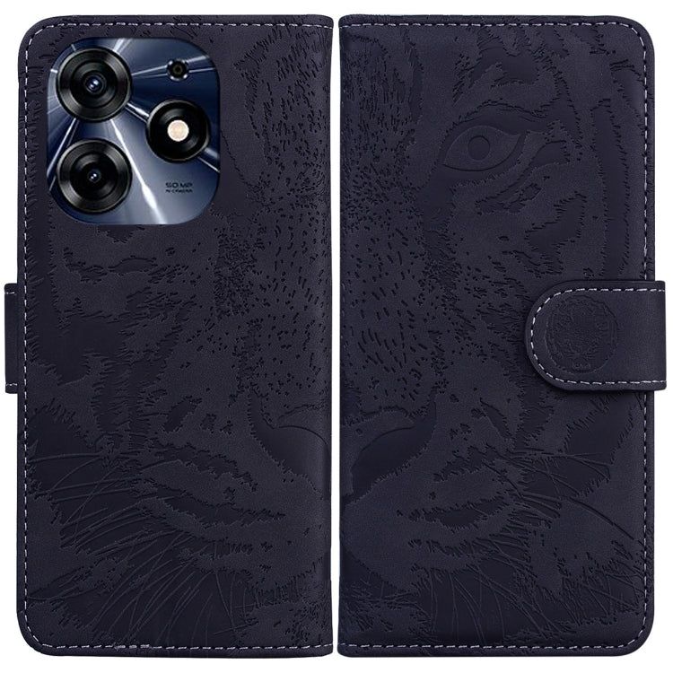 Custodia per cellulare in pelle con motivo a tigre in rilievo, For Tecno Camon 20 Pro 5G, For Tecno Pova 5, For Tecno Spark 10 5G, For Tecno Spark 10 Pro
