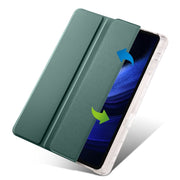 Custodia per tablet in pelle Smart TPU trasparente 3 volte con slot per penna, For Xiaomi Pad 6 / 6 Pro
