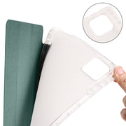 Custodia per tablet in pelle Smart TPU trasparente 3 volte con slot per penna, For Xiaomi Pad 6S Pro, For Xiaomi Pad 6 Max 14