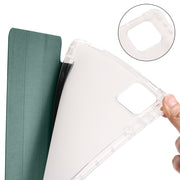 Custodia per tablet in pelle Smart TPU trasparente 3 volte con slot per penna, For Xiaomi Pad 7 / 7 Pro, For Xiaomi Redmi Pad Pro 12.1