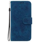 Custodia per telefono in pelle goffrata farfalla rosa, For Tecno Spark 10 / Spark 10C