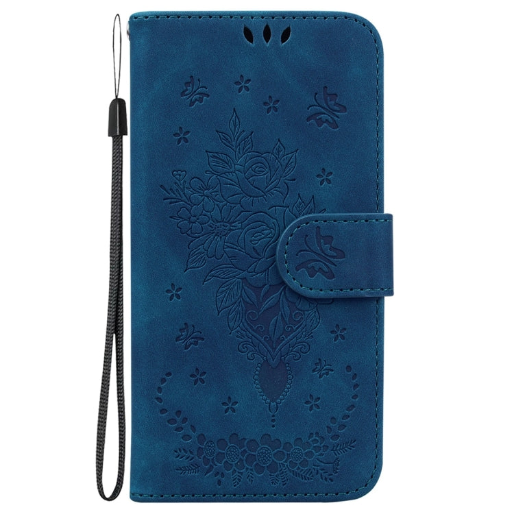 Custodia per telefono in pelle goffrata farfalla rosa, For Tecno Spark 10 / Spark 10C