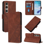 Custodia per cellulare in pelle con flip in rilievo 3D a tracolla, For Sony Xperia 10 VI, For Sony Xperia 1 VI, For Sony Xperia 5 VI, For Sony Xperia 5 V
