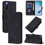 Custodia per cellulare in pelle con flip in rilievo 3D a tracolla, For Sony Xperia 1 V, For Sony Xperia 10 V, For Sony Xperia 10 IV, For Sony Xperia 10 III/10 III Lite