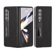 Custodia in pelle Litchi per Samsung Galaxy Z Fold3 5G