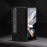 Custodia in pelle Litchi per Samsung Galaxy Z Fold3 5G