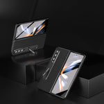 Custodia in pelle Litchi per Samsung Galaxy Z Fold3 5G