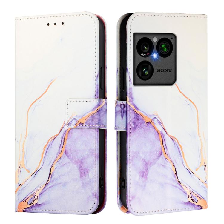 Cassa del telefono di cuoio di vibrazione del modello di marmo PT003, For Sony Xperia 1 VIII, For Sony Xperia 10 VI, For Sony Xperia 1 VI, For Sony Xperia 5 VI