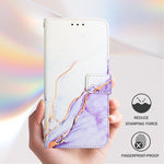 Cassa del telefono di cuoio di vibrazione del modello di marmo PT003, For Sony Xperia 1 VIII, For Sony Xperia 10 VI, For Sony Xperia 1 VI, For Sony Xperia 5 VI