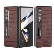 Custodia in vera pelle effetto coccodrillo per Samsung Galaxy Z F
