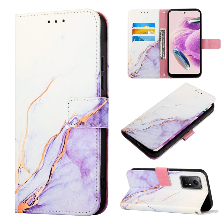 Cassa del telefono di cuoio di vibrazione del modello di marmo PT003, For Xiaomi Redmi Note 12S 4G Global, For Xiaomi 13T, For Xiaomi Poco F5 5G/Redmi Note 12 Turbo, For Xiaomi Poco F5 Pro 5G/Redmi K60