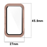 Custodia protettiva integrata per PC + pellicola temperata, For Huawei Band 10 / 9 / 8