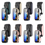 Custodia protettiva integrata per PC + pellicola temperata, For Huawei Band 10 / 9 / 8