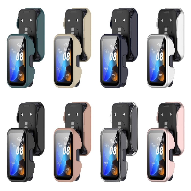 Custodia protettiva integrata per PC + pellicola temperata, For Huawei Band 10 / 9 / 8