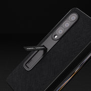 Custodia in vera pelle per Samsung Galaxy Z Fold3 5G