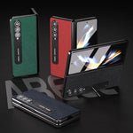 Custodia in vera pelle per Samsung Galaxy Z Fold3 5G