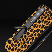 Custodia Black Edge Leopard per Samsung Galaxy Z Fold3 5G