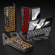Custodia Black Edge Leopard per Samsung Galaxy Z Fold3 5G