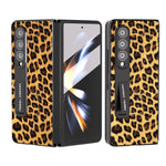 Custodia Black Edge Leopard per Samsung Galaxy Z Fold3 5G