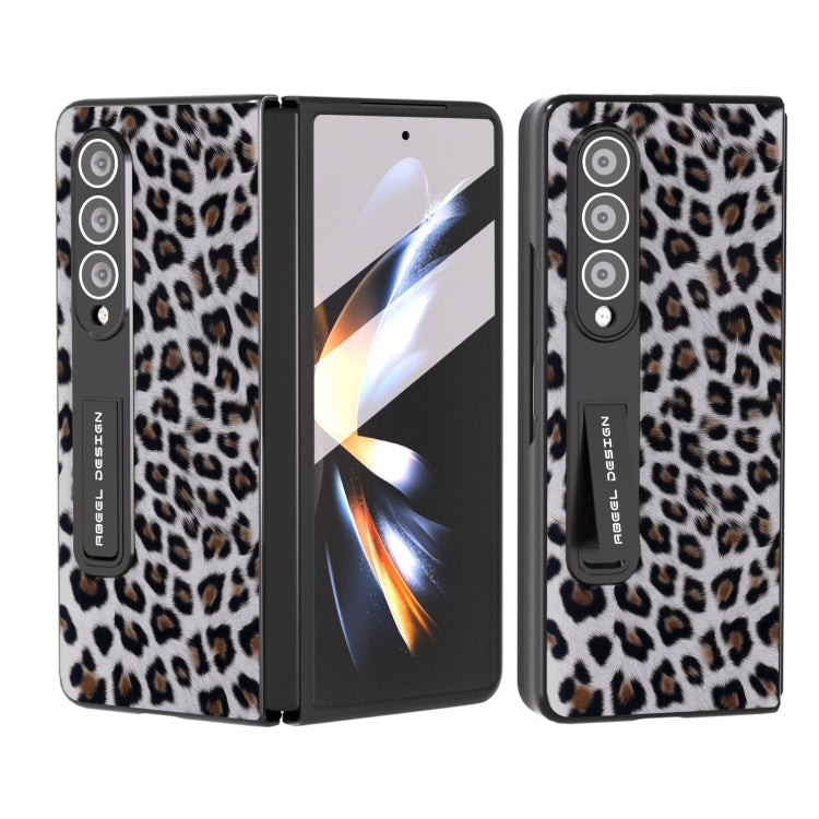 Custodia Black Edge Leopard per Samsung Galaxy Z Fold3 5G