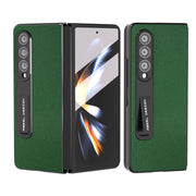 Custodia in pelle con bordo nero per Samsung Galaxy Z Fold3 5G