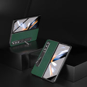 Custodia in vera pelle per Samsung Galaxy Z Fold3 5G