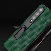 Custodia in vera pelle per Samsung Galaxy Z Fold3 5G