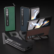 Custodia in vera pelle per Samsung Galaxy Z Fold3 5G