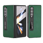 Custodia in vera pelle per Samsung Galaxy Z Fold3 5G