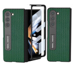 Custodia in vera pelle per Samsung Galaxy Z Fold3 5G