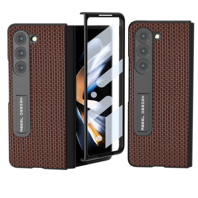 Custodia in vera pelle per Samsung Galaxy Z Fold3 5G