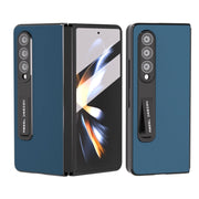 Custodia per telefono con bordo nero ABEEL morbida e setosa integrata con supporto, For Samsung Galaxy Z Fold3 5G, For Xiaomi Mix Fold 2, For Samsung Galaxy Z Fold5, For Samsung Galaxy Z Fold4 5G