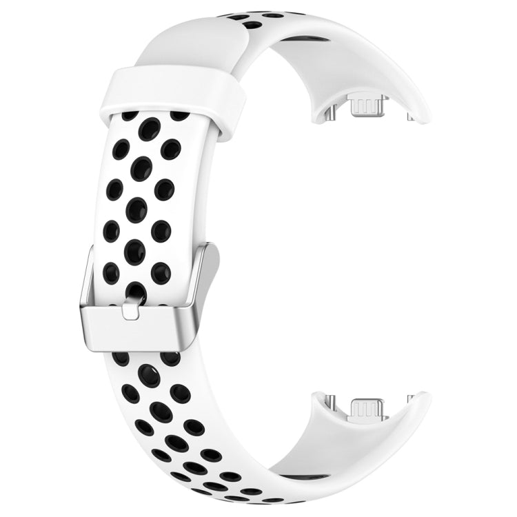 Cinturino in silicone con tappo in acciaio bicolore, For Xiaomi Mi Band 8
