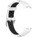 Cinturino in silicone con tappo in acciaio bicolore, For Xiaomi Mi Band 8