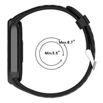Cinturino in silicone con tappo in acciaio bicolore, For Xiaomi Mi Band 8