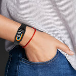 Cinturino in silicone con tappo in acciaio bicolore, For Xiaomi Mi Band 8