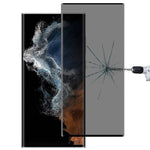 Pellicola vetro temperato privacy per Samsung Galaxy S22 5G