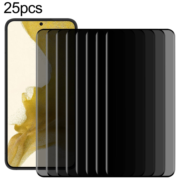 Pellicola vetro temperato privacy per Samsung Galaxy S22 5G 25 pe