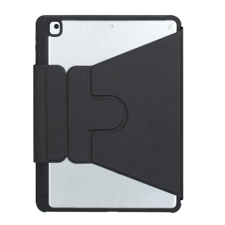 Custodia in pelle per tastiera Bluetooth trasparente in acrilico con rotazione a 360 ° F10B-A con controllo touch, F10B-A