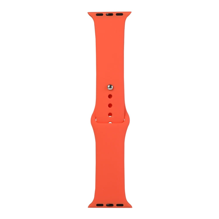 Cinturino di ricambio per orologio in silicone, sezione corta (femmina), For Apple Watch Series 8&7 41mm / SE 2&6&SE&5&4 40mm / 3&2&1 38mm