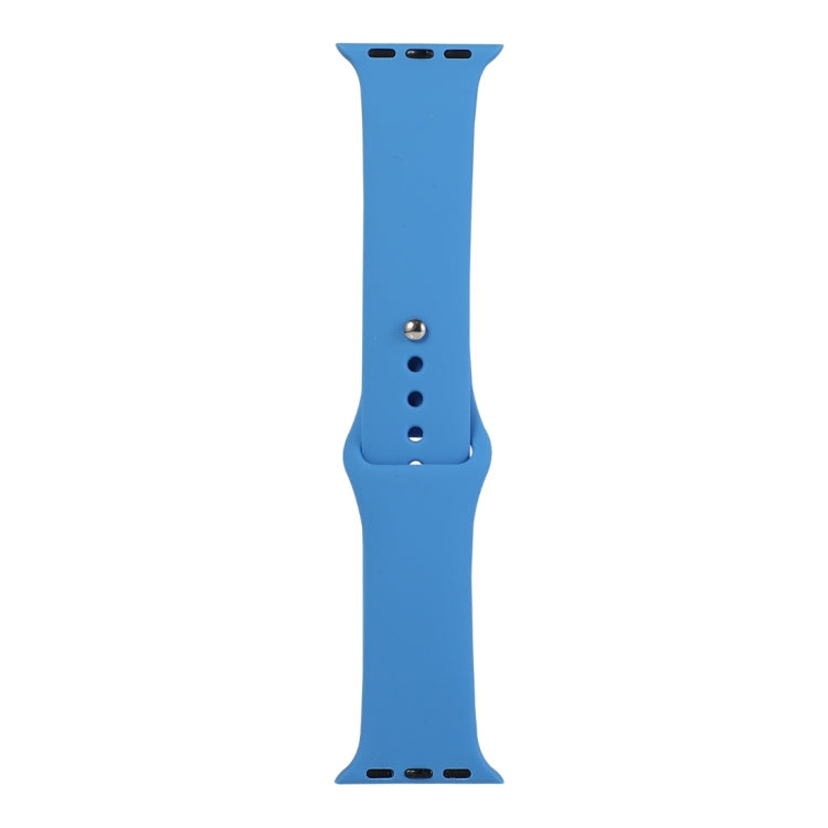 Cinturino di ricambio per orologio in silicone, sezione corta (femmina), For Apple Watch Series 8&7 41mm / SE 2&6&SE&5&4 40mm / 3&2&1 38mm