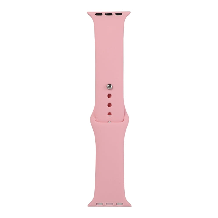 Cinturino di ricambio per orologio in silicone, sezione corta (femmina), For Apple Watch Series 8&7 41mm / SE 2&6&SE&5&4 40mm / 3&2&1 38mm