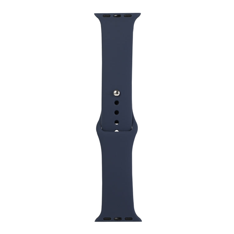 Cinturino di ricambio per orologio in silicone, sezione corta (femmina), For Apple Watch Series 8&7 41mm / SE 2&6&SE&5&4 40mm / 3&2&1 38mm