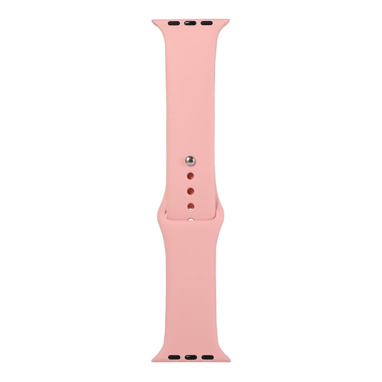 Cinturino di ricambio per orologio in silicone, sezione corta (femmina), For Apple Watch Series 8&7 41mm / SE 2&6&SE&5&4 40mm / 3&2&1 38mm