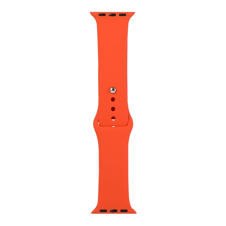 Cinturino di ricambio per orologio in silicone, sezione corta (femmina), For Apple Watch Series 8&7 41mm / SE 2&6&SE&5&4 40mm / 3&2&1 38mm