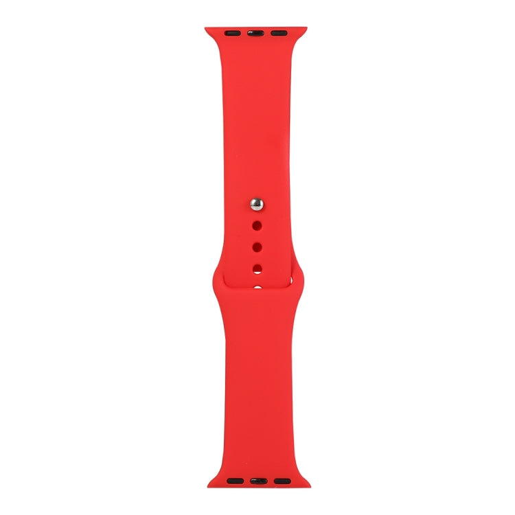 Cinturino di ricambio per orologio in silicone, sezione corta (femmina), For Apple Watch Series 8&7 41mm / SE 2&6&SE&5&4 40mm / 3&2&1 38mm